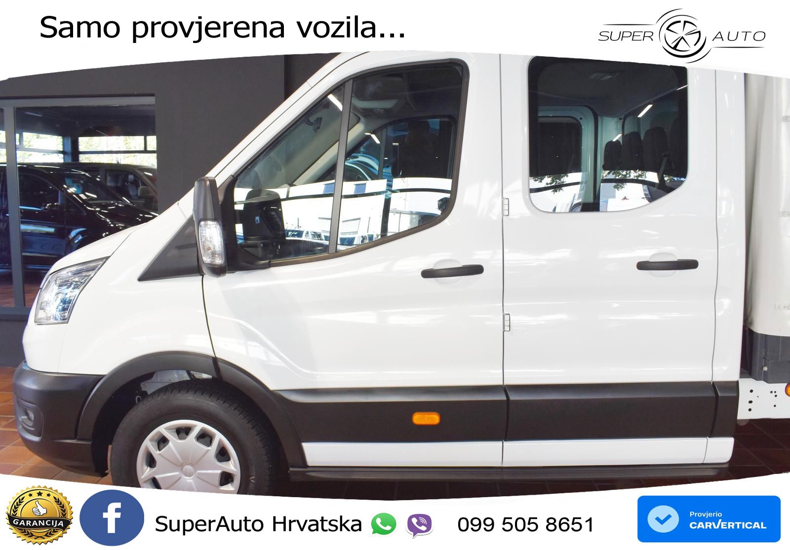 Ford TRANSIT 350 4X4 ALLRAD L3 MAXI DOKA AHK3,5T GRA 131 KS