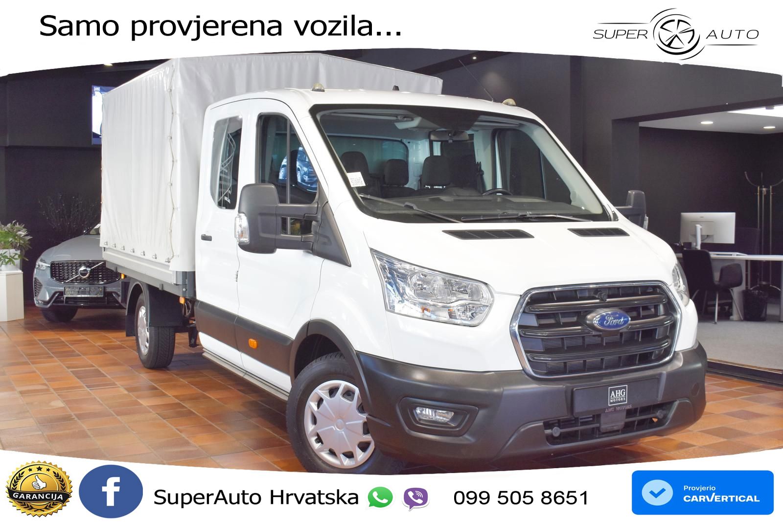 Ford TRANSIT 350 4X4 ALLRAD L3 MAXI DOKA AHK3,5T GRA 131 KS