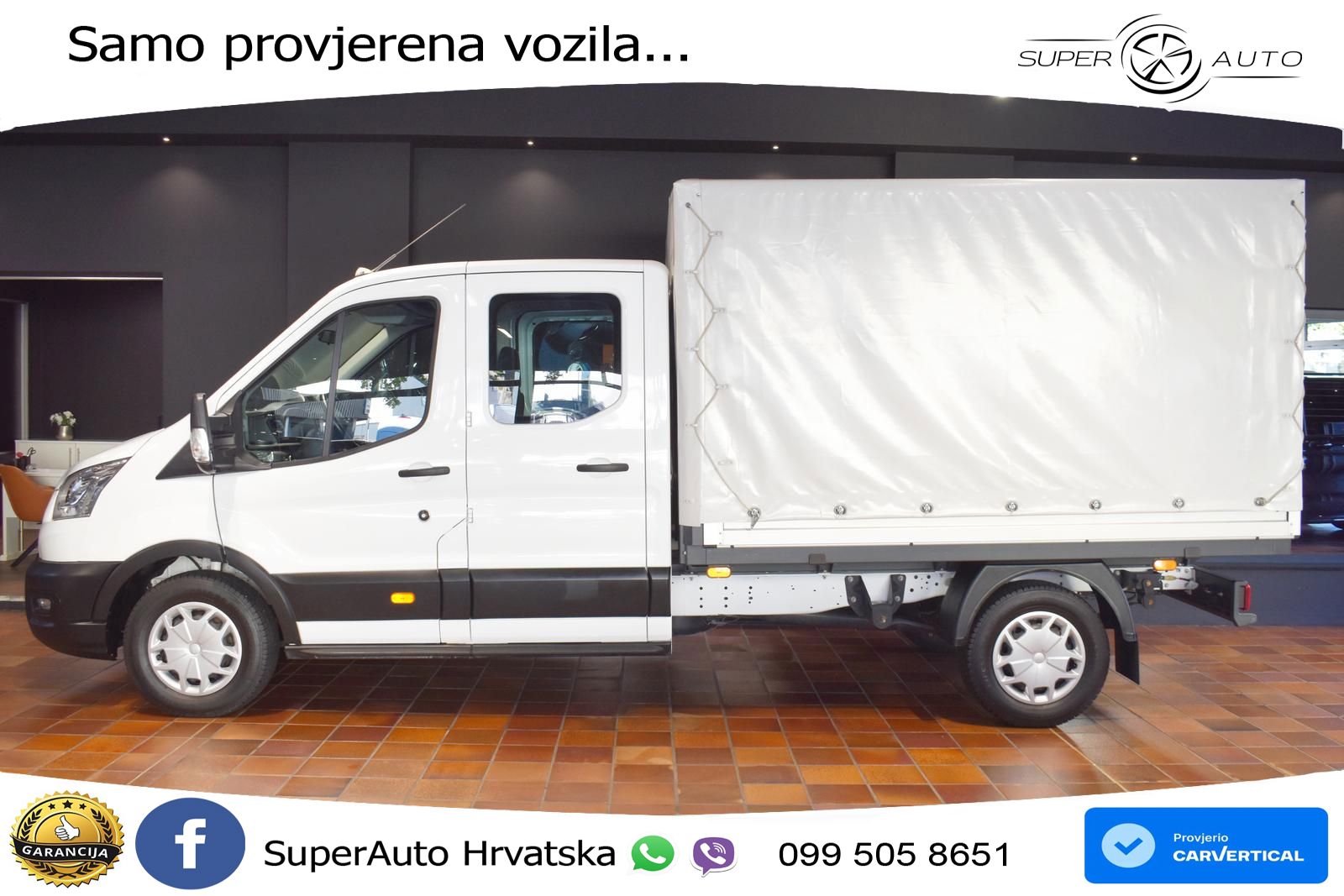 Ford TRANSIT 350 4X4 ALLRAD L3 MAXI DOKA AHK3,5T GRA 131 KS