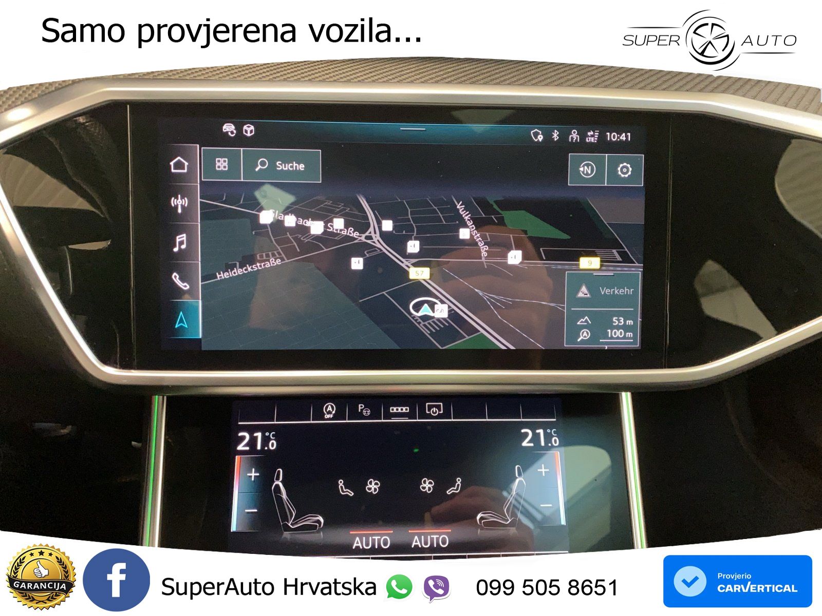 Audi RS6 Avant 4.0 TFSI V8 (600 KS) quattro Tiptronic ZRAČNI+ACC+GR SJED+KAM+PANO