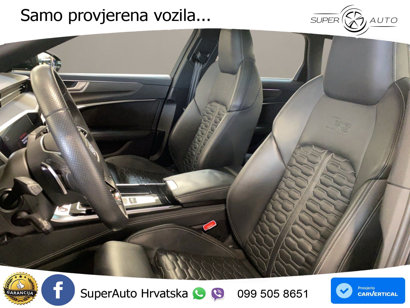 Audi RS6 Avant 4.0 TFSI V8 (600 KS) quattro Tiptronic ZRAČNI+ACC+GR SJED+KAM+PANO