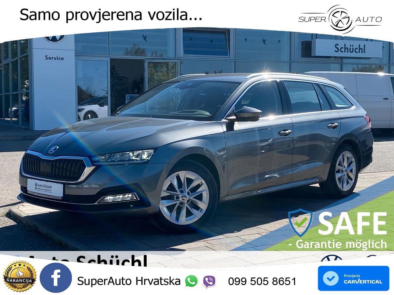Škoda Octavia Combi 1.5 TSI (150 KS) DSG LED+GR SJED+ACC