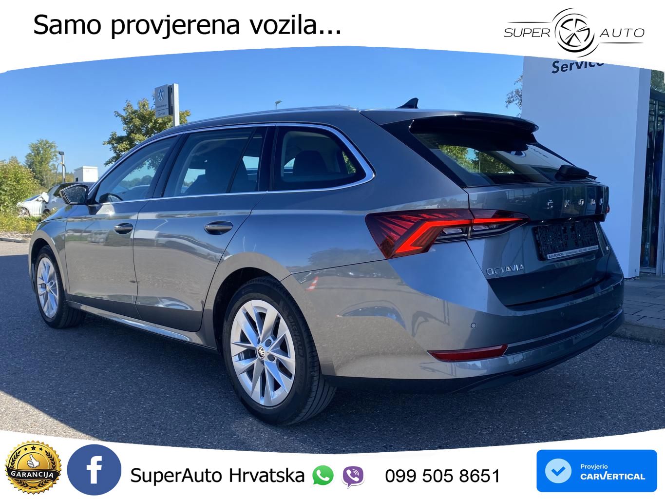 Škoda Octavia Combi 1.5 TSI (150 KS) DSG LED+GR SJED+ACC