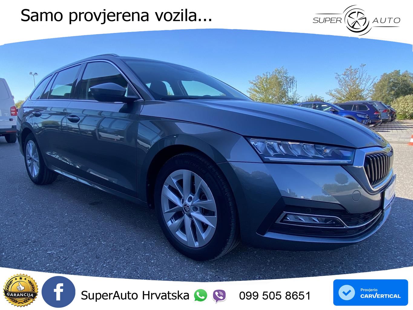 Škoda Octavia Combi 1.5 TSI (150 KS) DSG LED+GR SJED+ACC