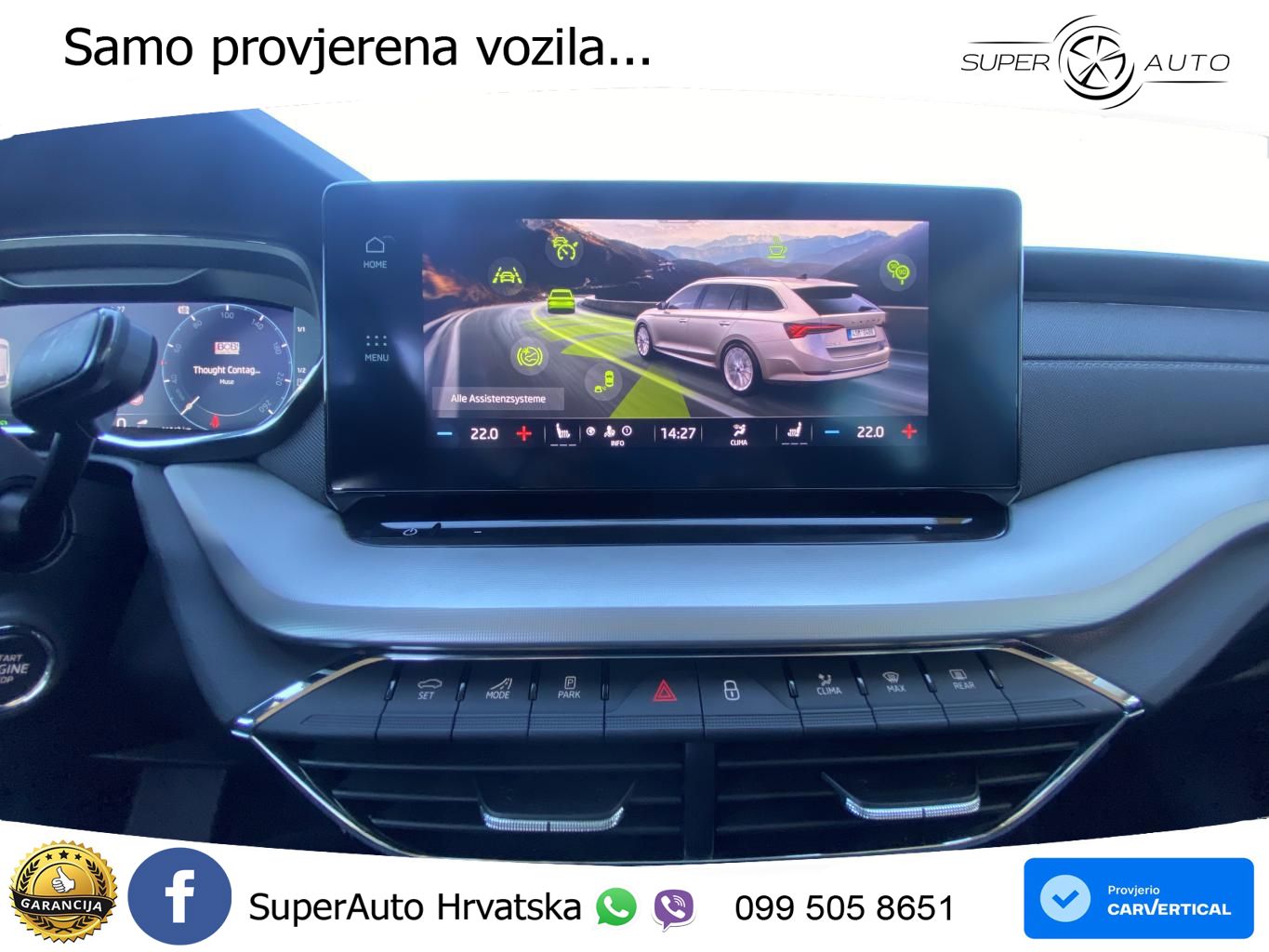 Škoda Octavia Combi 1.5 TSI (150 KS) DSG LED+GR SJED+ACC