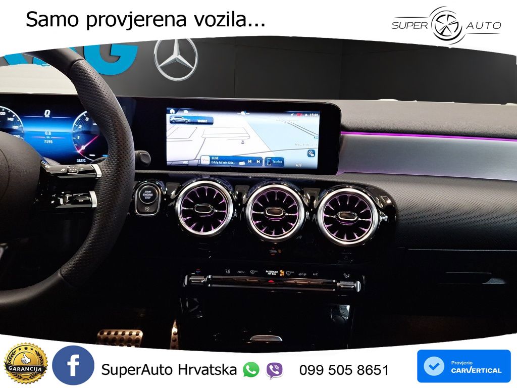 Mercedes-Benz A 200 7G-DCT AMG ACC+GR SJED+360+PANO