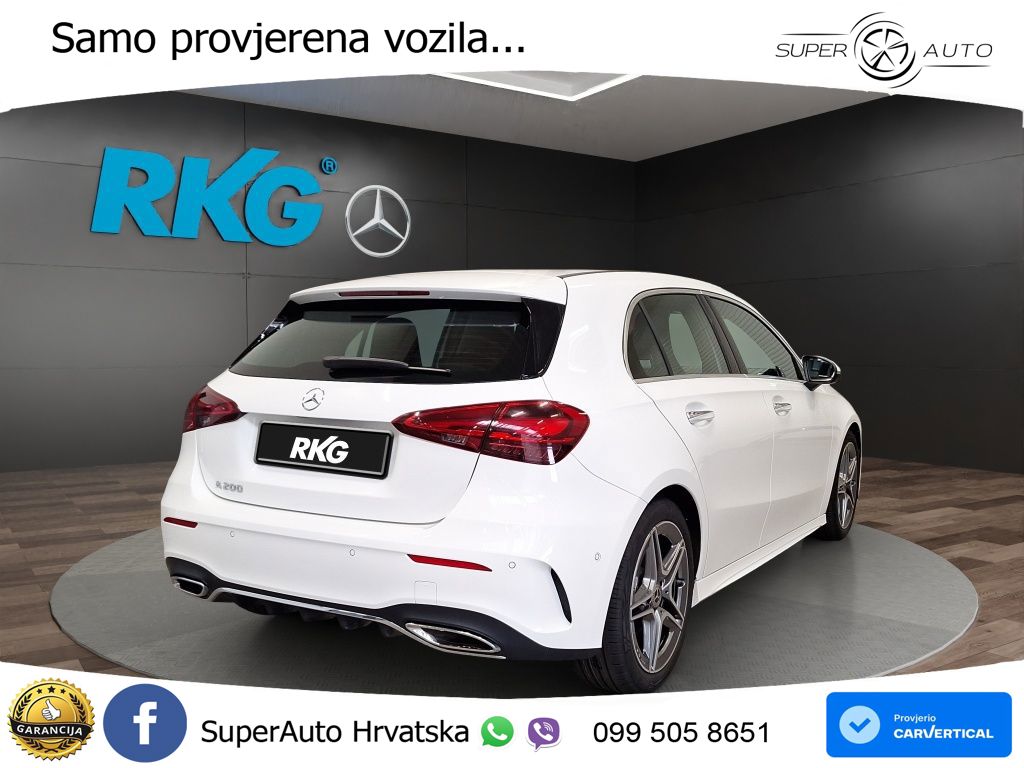 Mercedes-Benz A 200 7G-DCT AMG ACC+GR SJED+360+PANO