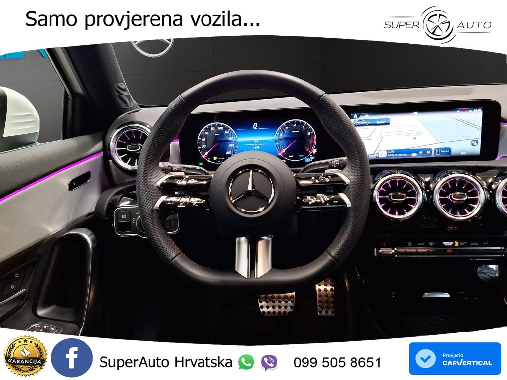 Mercedes-Benz A 200 7G-DCT AMG ACC+GR SJED+360+PANO
