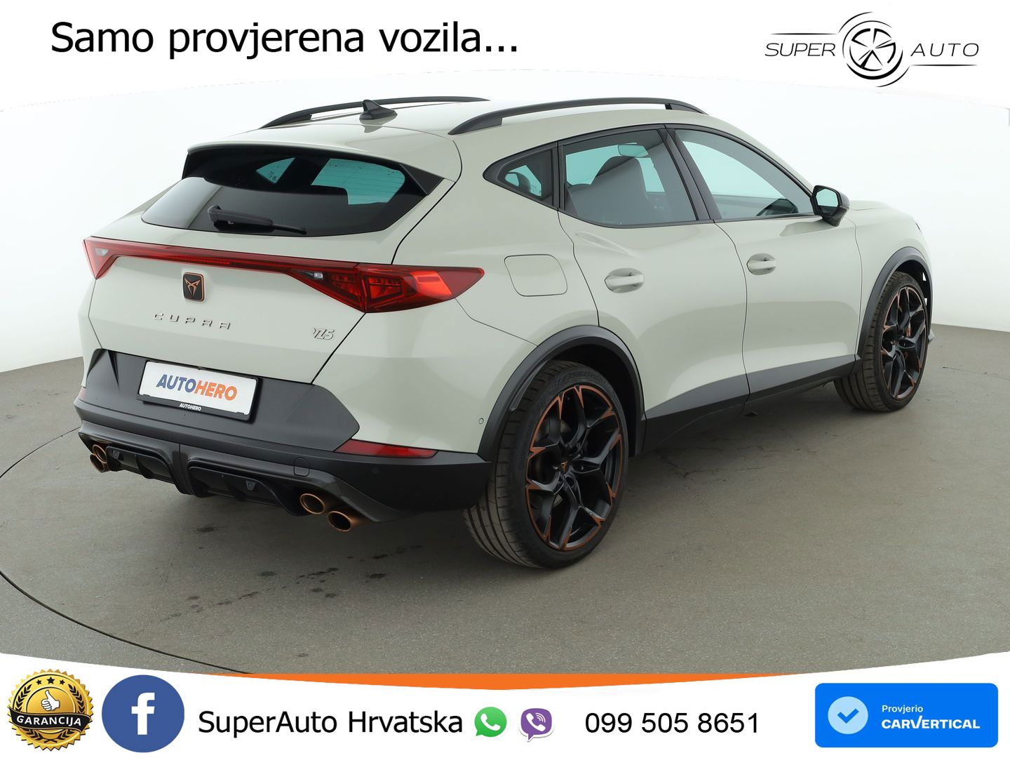 Cupra Formentor VZ5 2.5 TSI (390 KS) 4Drive DSG MATRIX+GR SJED+KAM