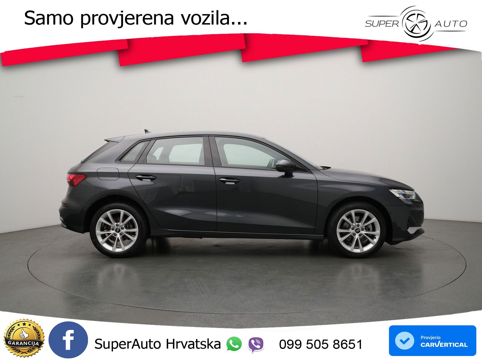Audi A3 Sportback 40 TFSI (204 KS) quattro S tronic advanced LED+GR SJED+ACC