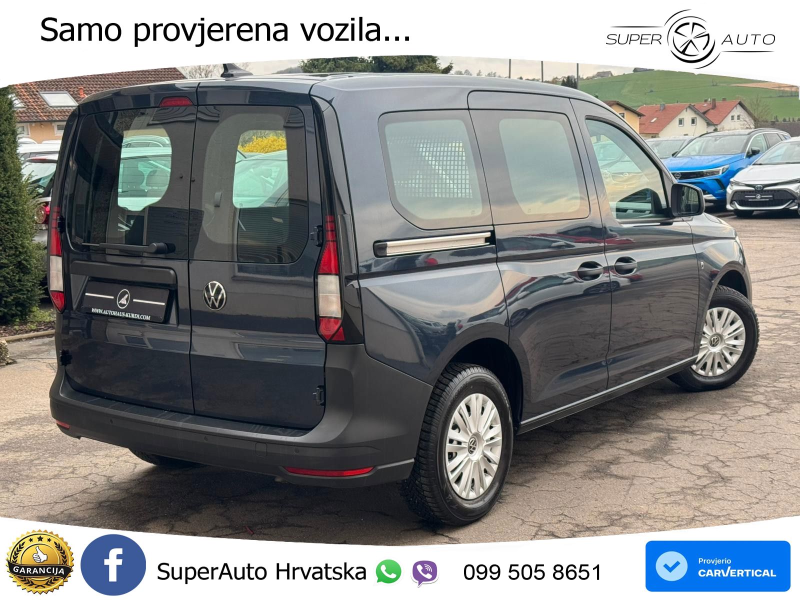 Volkswagen Caddy 2.0 TDI Cargo FENSTER LEDER PDC NAVI SHZ 102 KS
