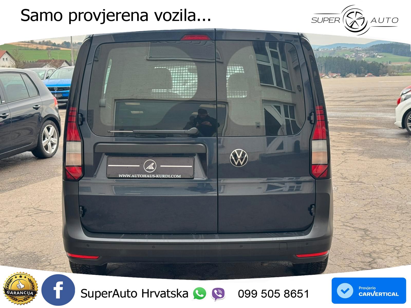 Volkswagen Caddy 2.0 TDI Cargo FENSTER LEDER PDC NAVI SHZ 102 KS
