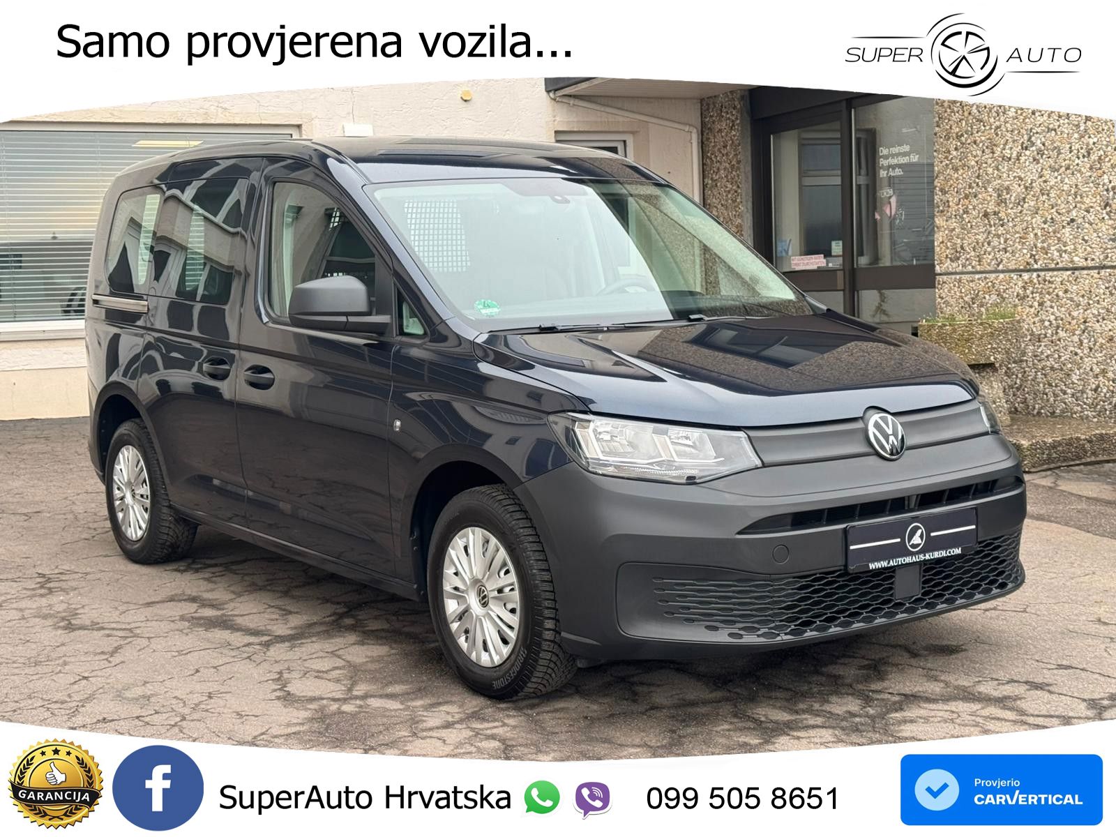 Volkswagen Caddy 2.0 TDI Cargo FENSTER LEDER PDC NAVI SHZ 102 KS
