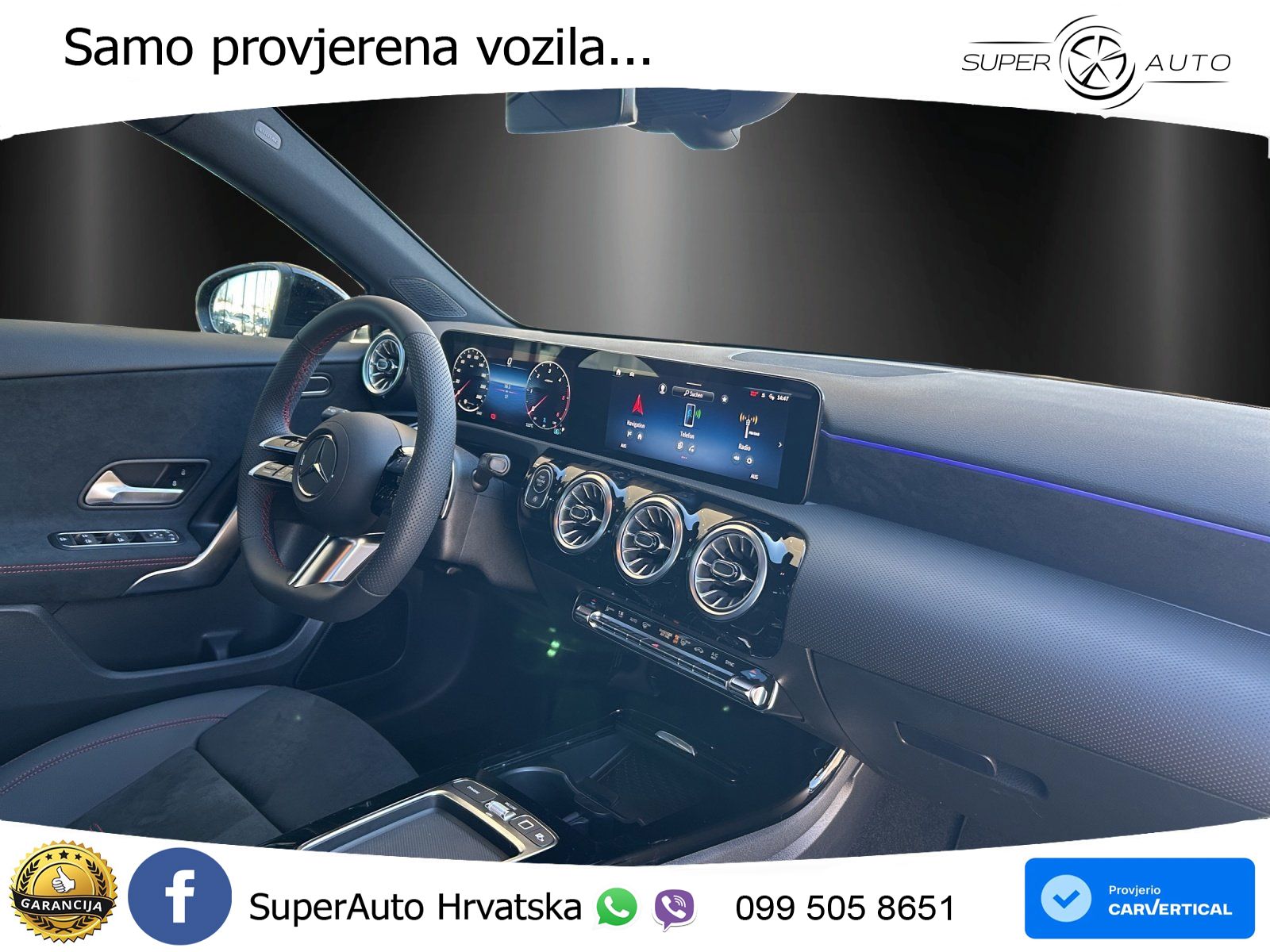 Mercedes-Benz A 220d 8G-DCT AMG LED+GR SJED+ACC