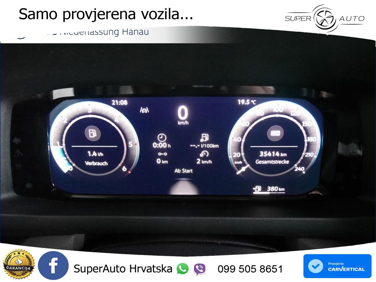 Volkswagen Crafter Kasten lang AHK Kamera Klima DAB Vorb. 177 KS