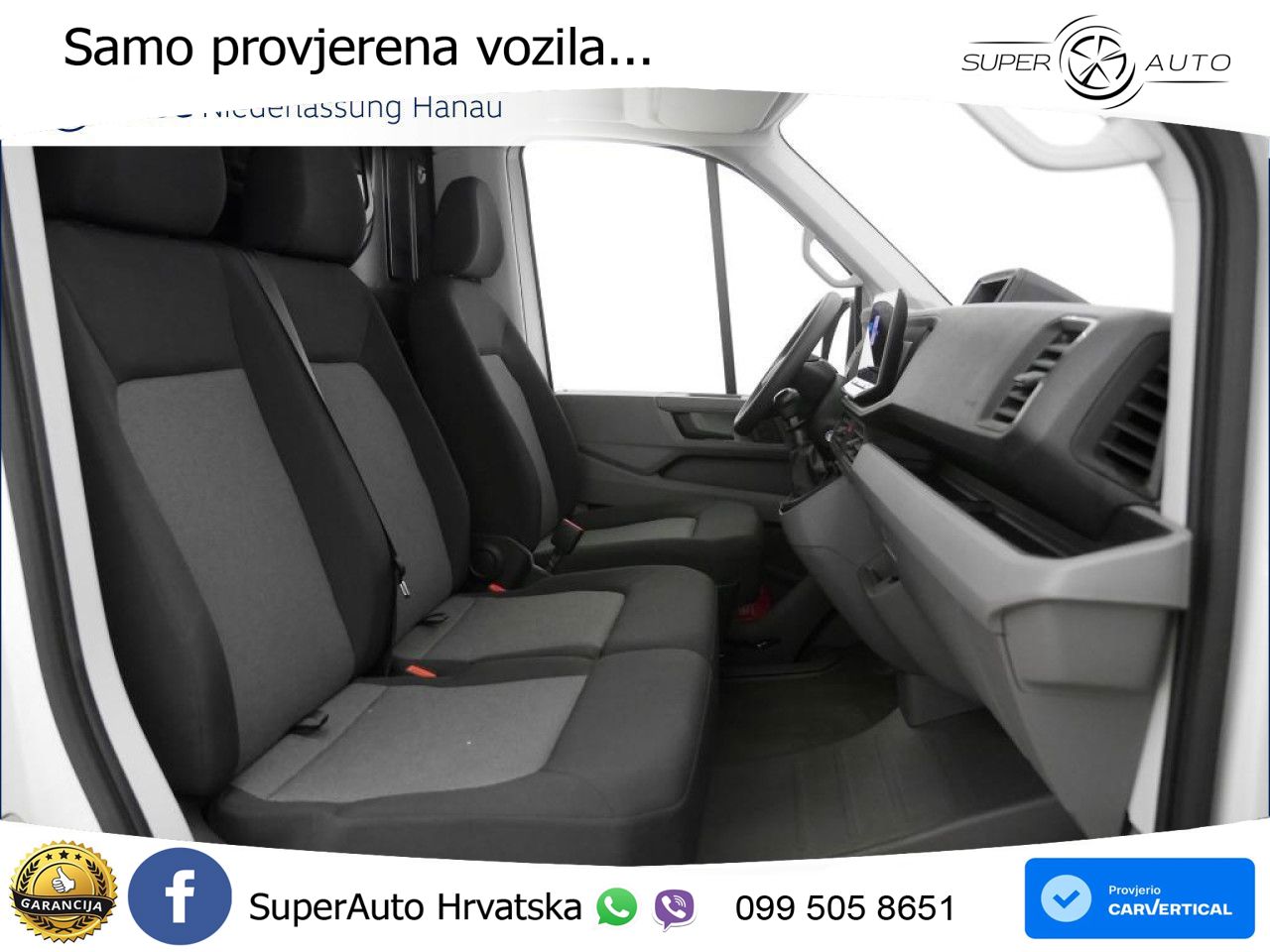 Volkswagen Crafter Kasten lang AHK Kamera Klima DAB Vorb. 177 KS