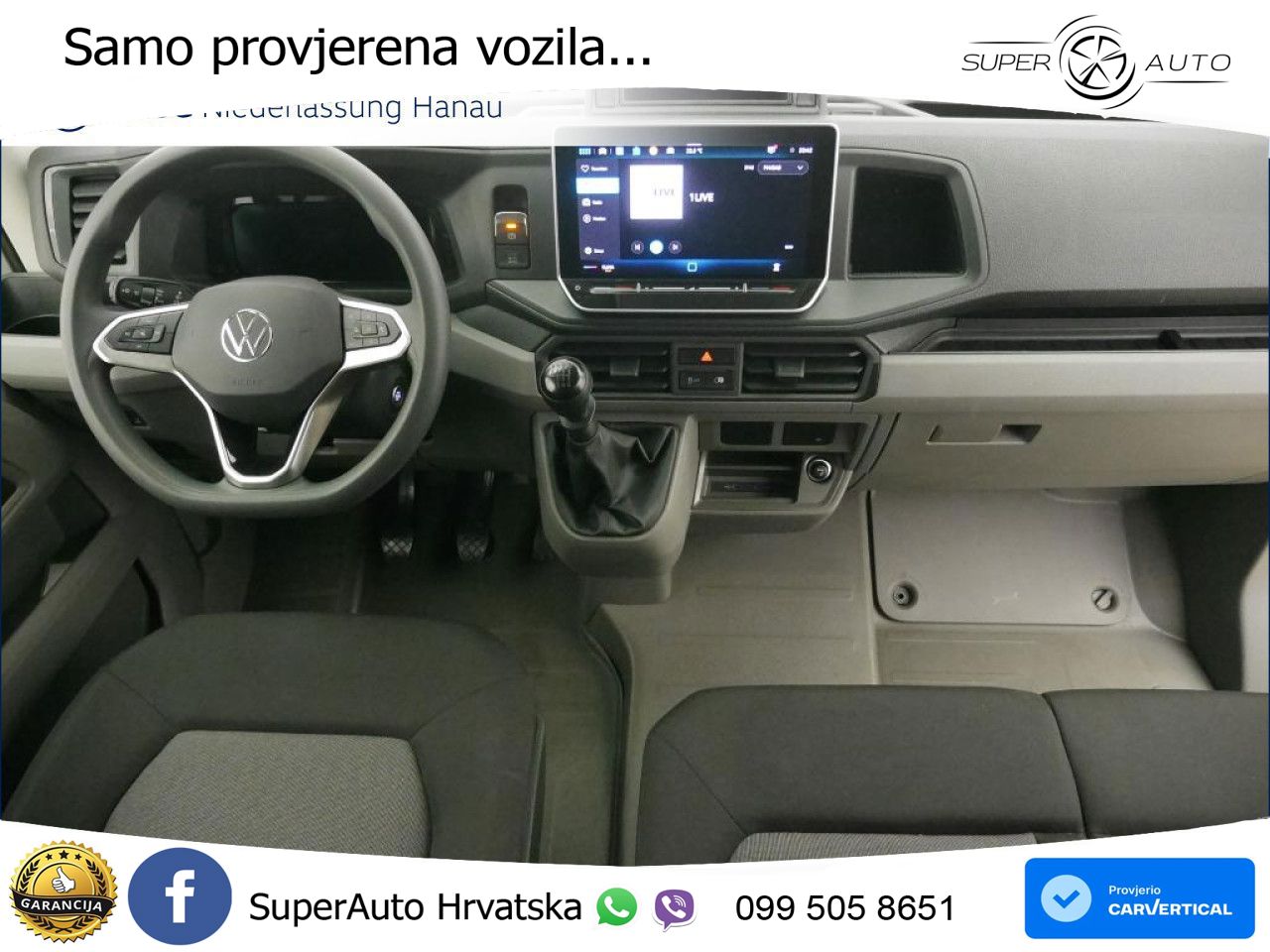 Volkswagen Crafter Kasten lang AHK Kamera Klima DAB Vorb. 177 KS