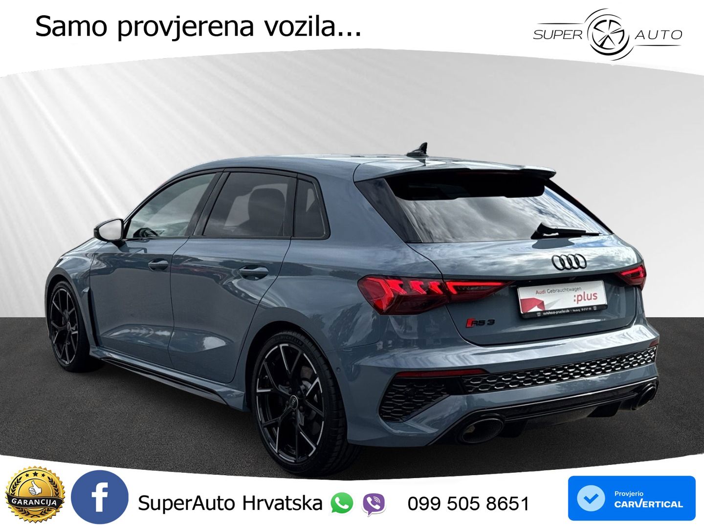 Audi RS3 Sedan 2.5 TFSI (400 KS) quattro S tronic MATRIX+GR SJED+KAM