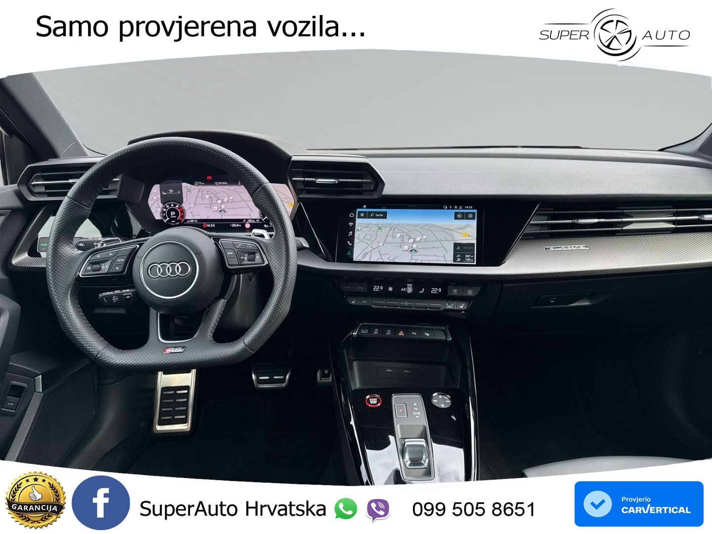 Audi RS3 Sedan 2.5 TFSI (400 KS) quattro S tronic MATRIX+GR SJED+KAM