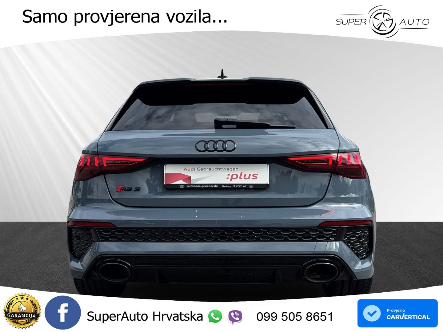 Audi RS3 Sedan 2.5 TFSI (400 KS) quattro S tronic MATRIX+GR SJED+KAM