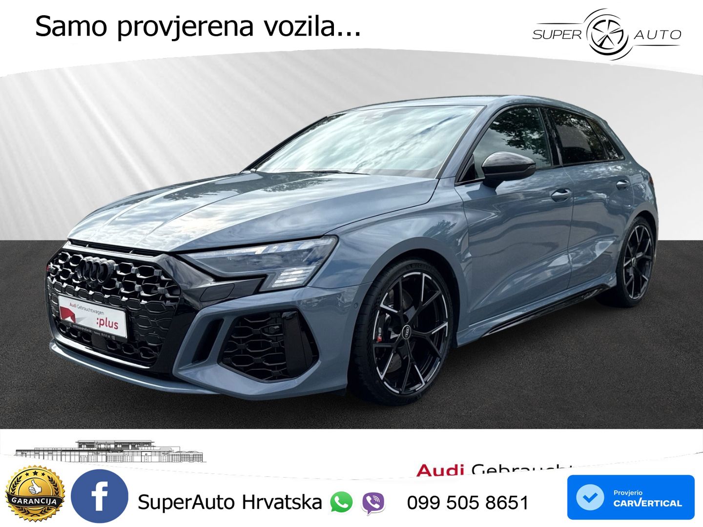 Audi RS3 Sedan 2.5 TFSI (400 KS) quattro S tronic MATRIX+GR SJED+KAM