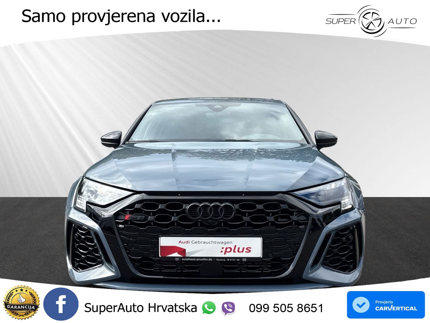 Audi RS3 Sedan 2.5 TFSI (400 KS) quattro S tronic MATRIX+GR SJED+KAM