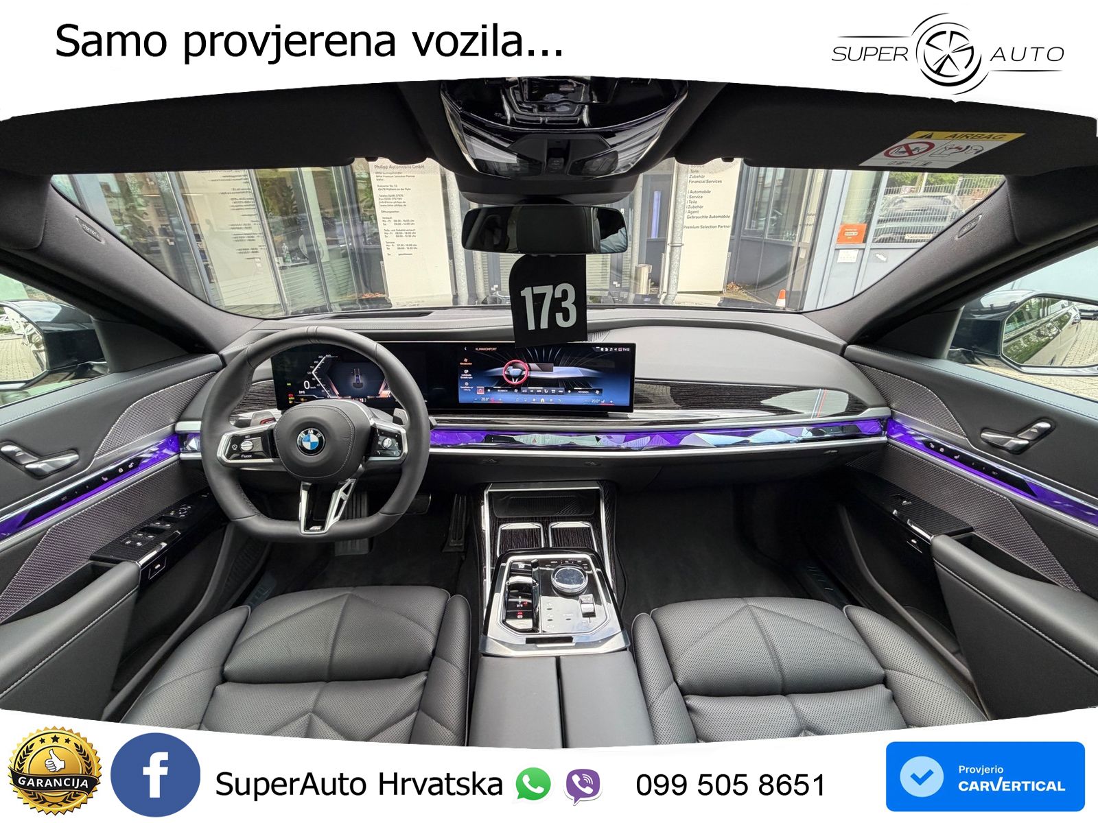 BMW 740d (299 KS) xDrive Steptronic M Sport ZRAČNI+ACC+GR SJED+KAM+PANO