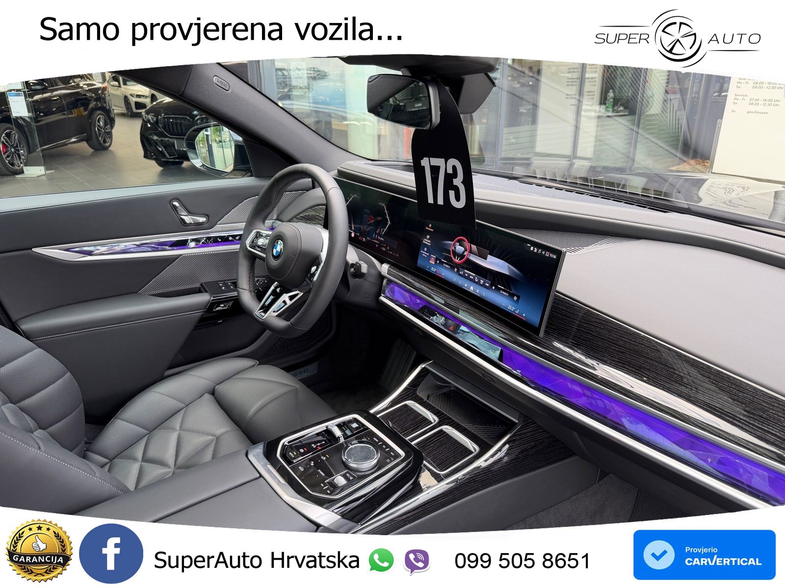 BMW 740d (299 KS) xDrive Steptronic M Sport ZRAČNI+ACC+GR SJED+KAM+PANO