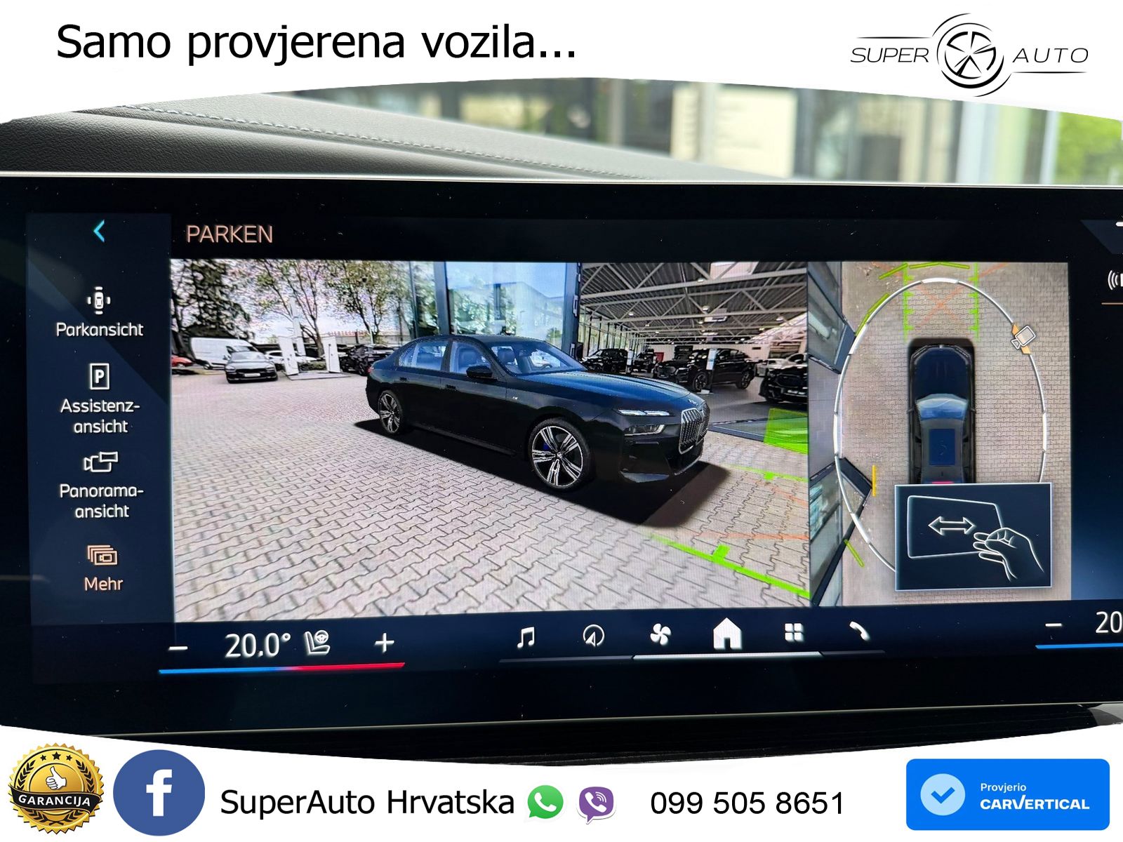 BMW 740d (299 KS) xDrive Steptronic M Sport ZRAČNI+ACC+GR SJED+KAM+PANO