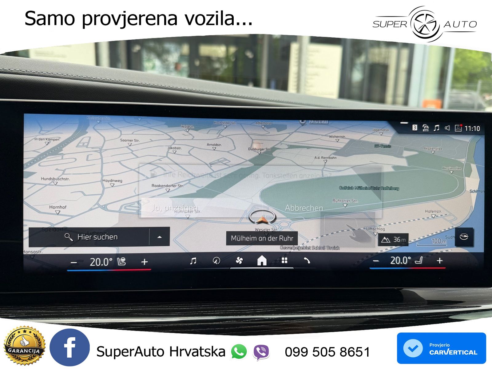 BMW 740d (299 KS) xDrive Steptronic M Sport ZRAČNI+ACC+GR SJED+KAM+PANO