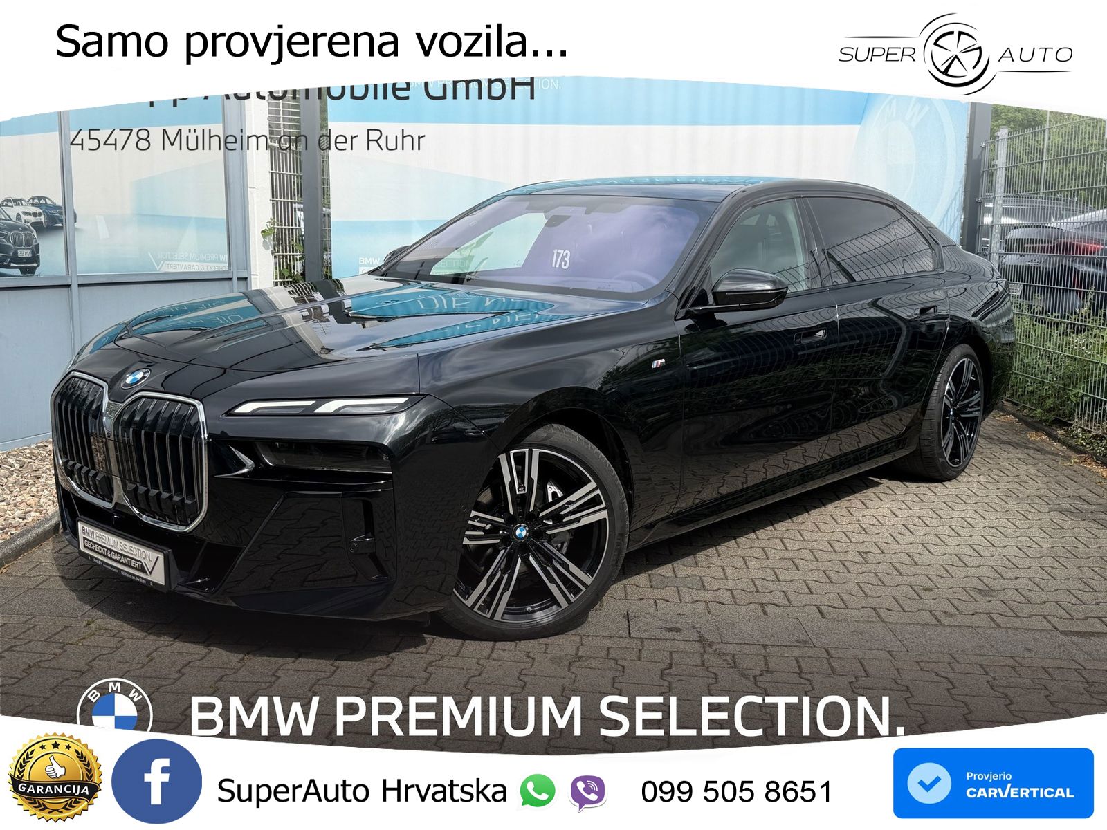 BMW 740d (299 KS) xDrive Steptronic M Sport ZRAČNI+ACC+GR SJED+KAM+PANO