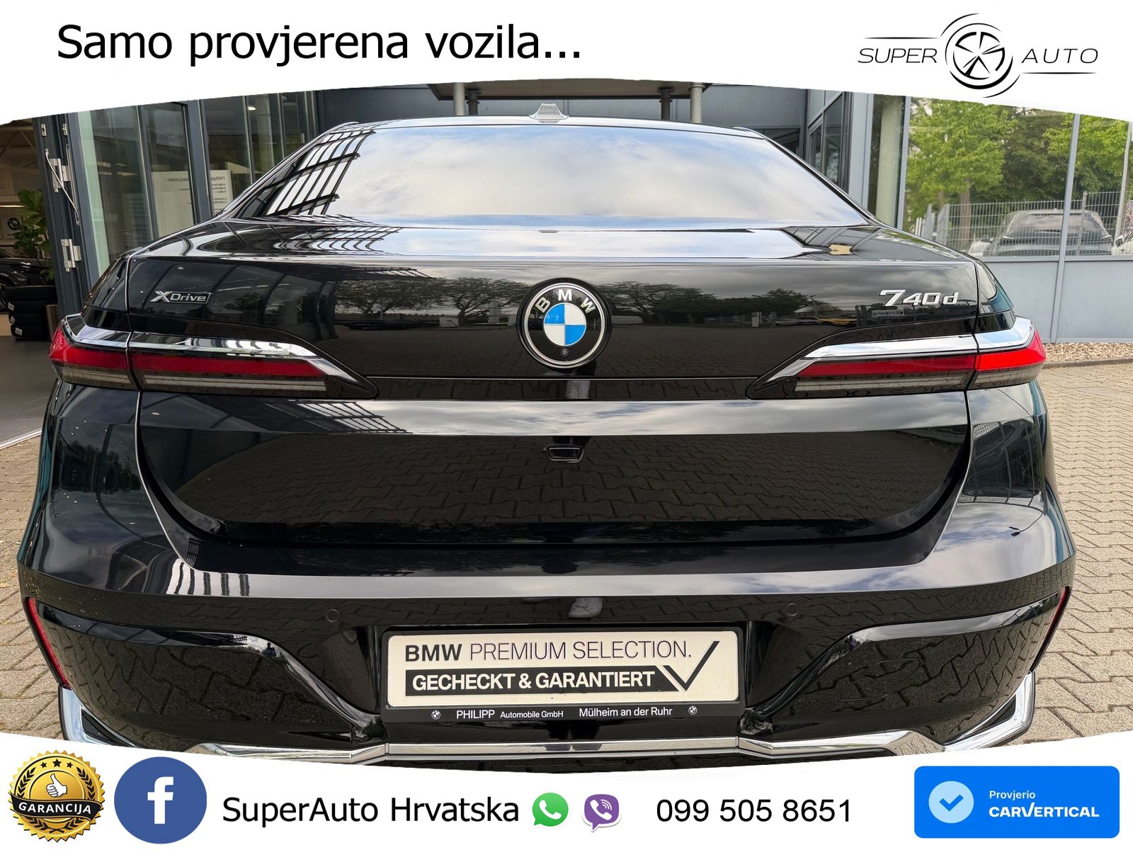 BMW 740d (299 KS) xDrive Steptronic M Sport ZRAČNI+ACC+GR SJED+KAM+PANO