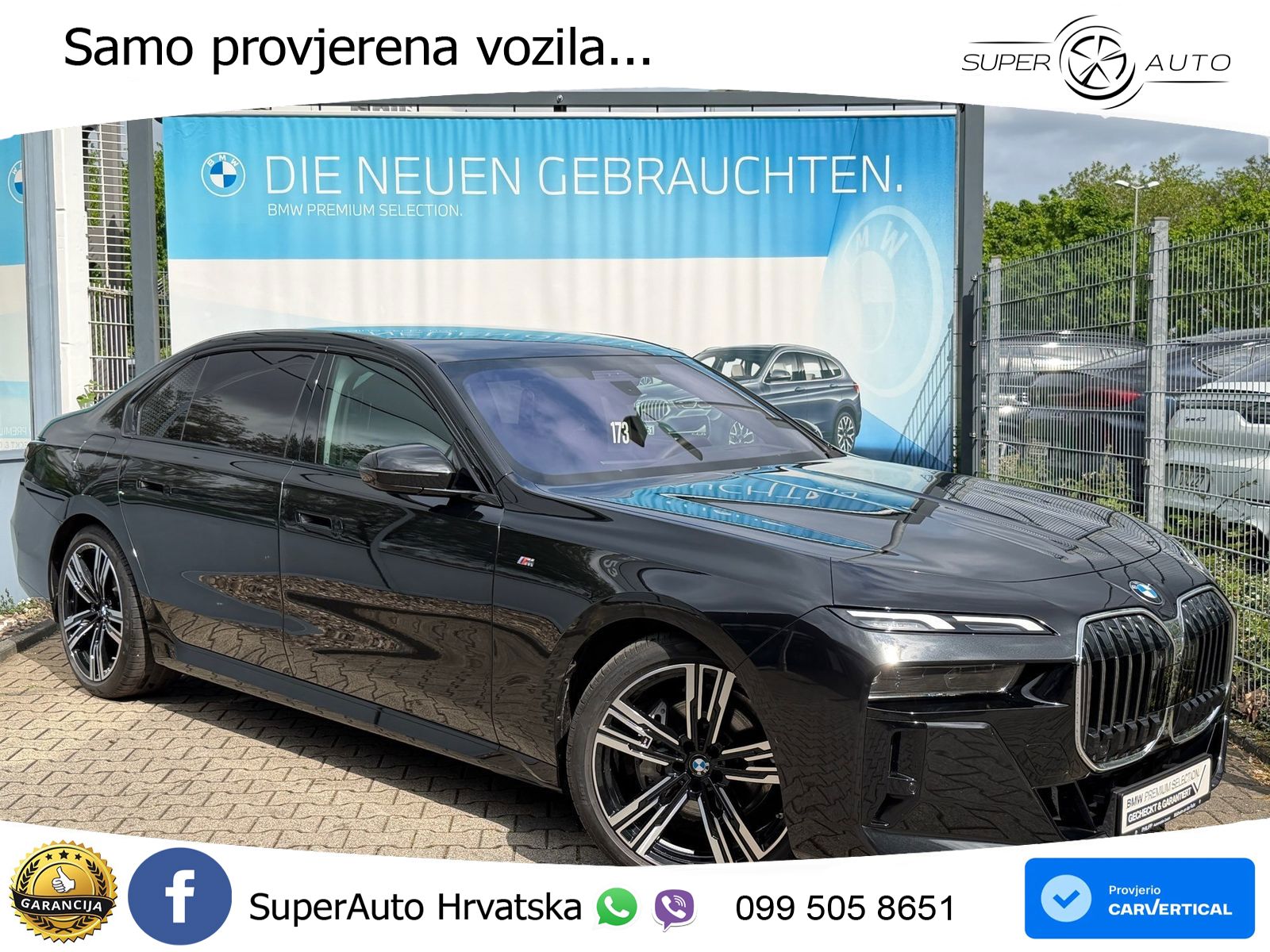 BMW 740d (299 KS) xDrive Steptronic M Sport ZRAČNI+ACC+GR SJED+KAM+PANO
