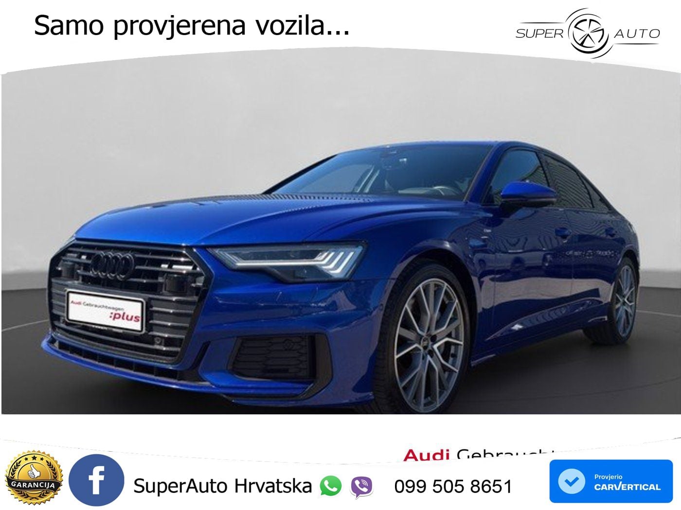 Audi A6 50 TFSIe (299 KS) quattro ultra S tronic S line MATRIX+GR SJED+KAM