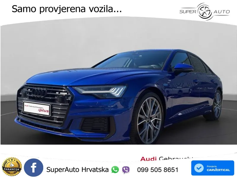 Audi A6 50 TFSIe (299 KS) quattro ultra S tronic S line MATRIX+GR SJED+KAM