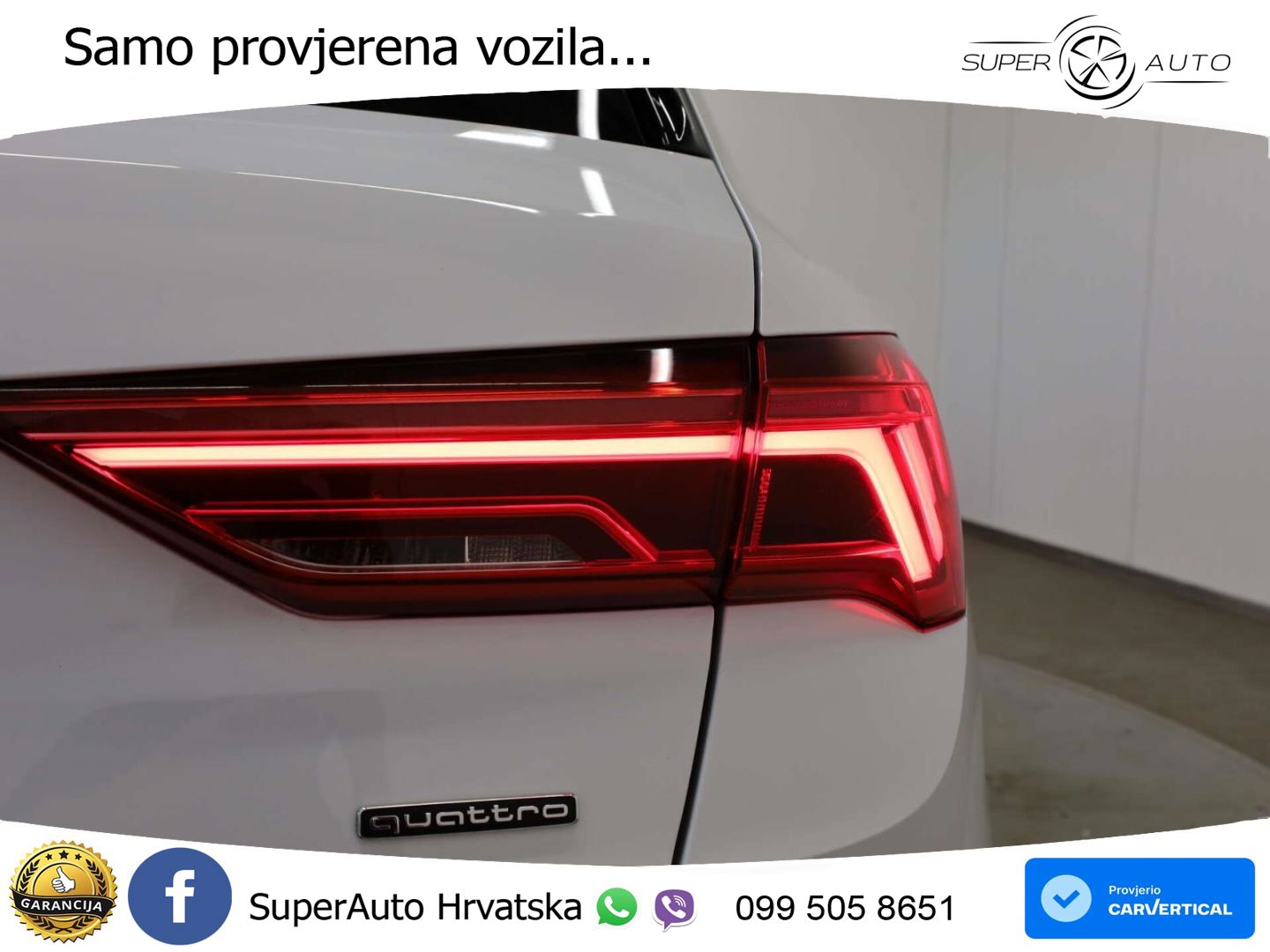 Audi Q3 40 TFSI (190 KS) quattro S tronic S line LED+GR SJED+ACC