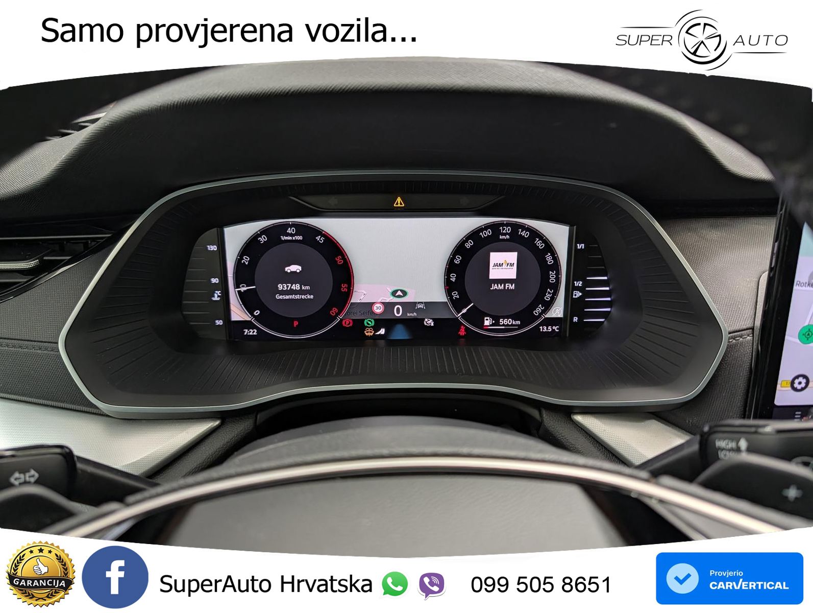 Škoda Octavia Combi 2.0 TDI (150 KS) DSG Selection MATRIX+GR SJED+KAM