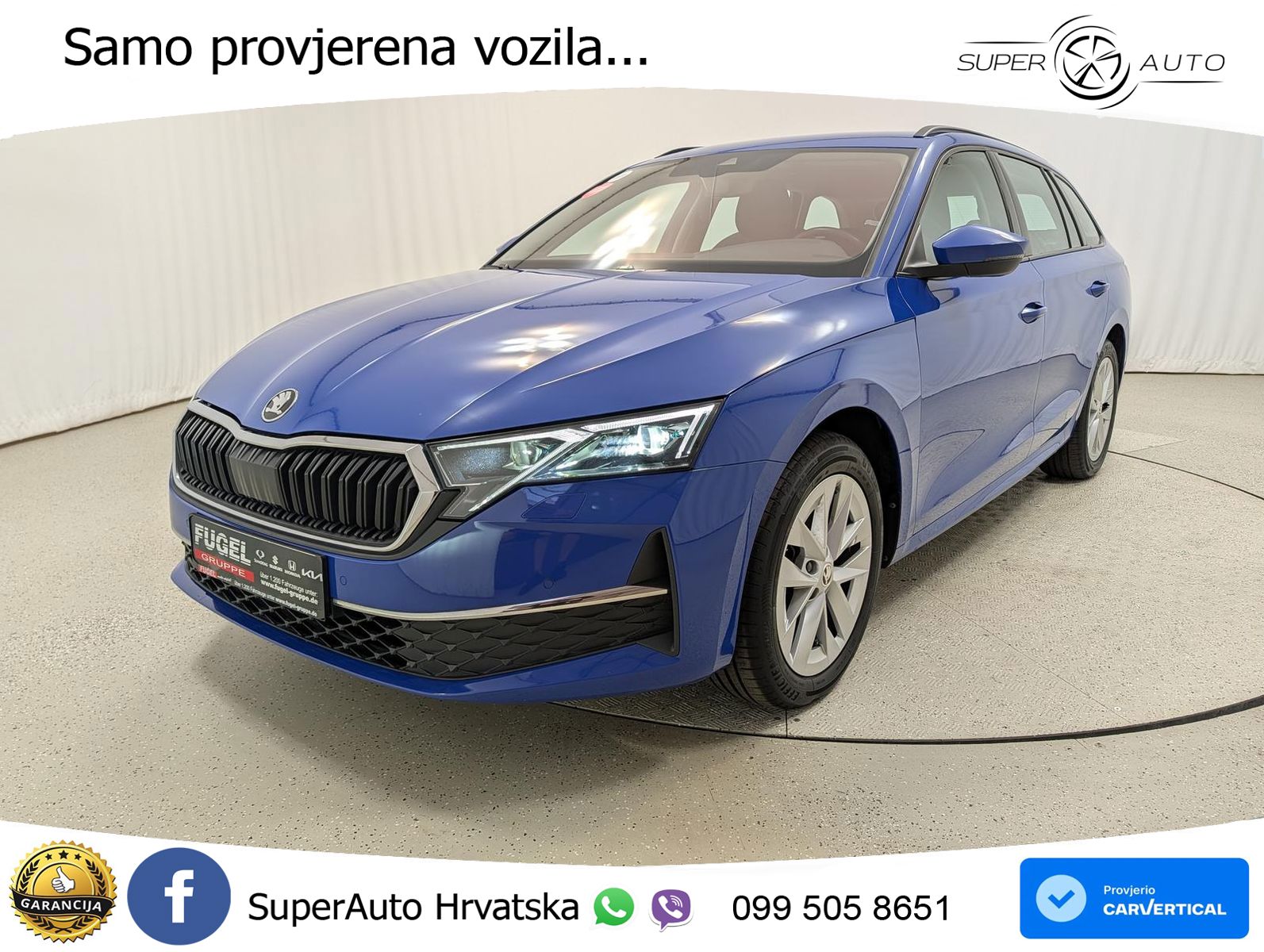 Škoda Octavia Combi 2.0 TDI (150 KS) DSG Selection MATRIX+GR SJED+KAM