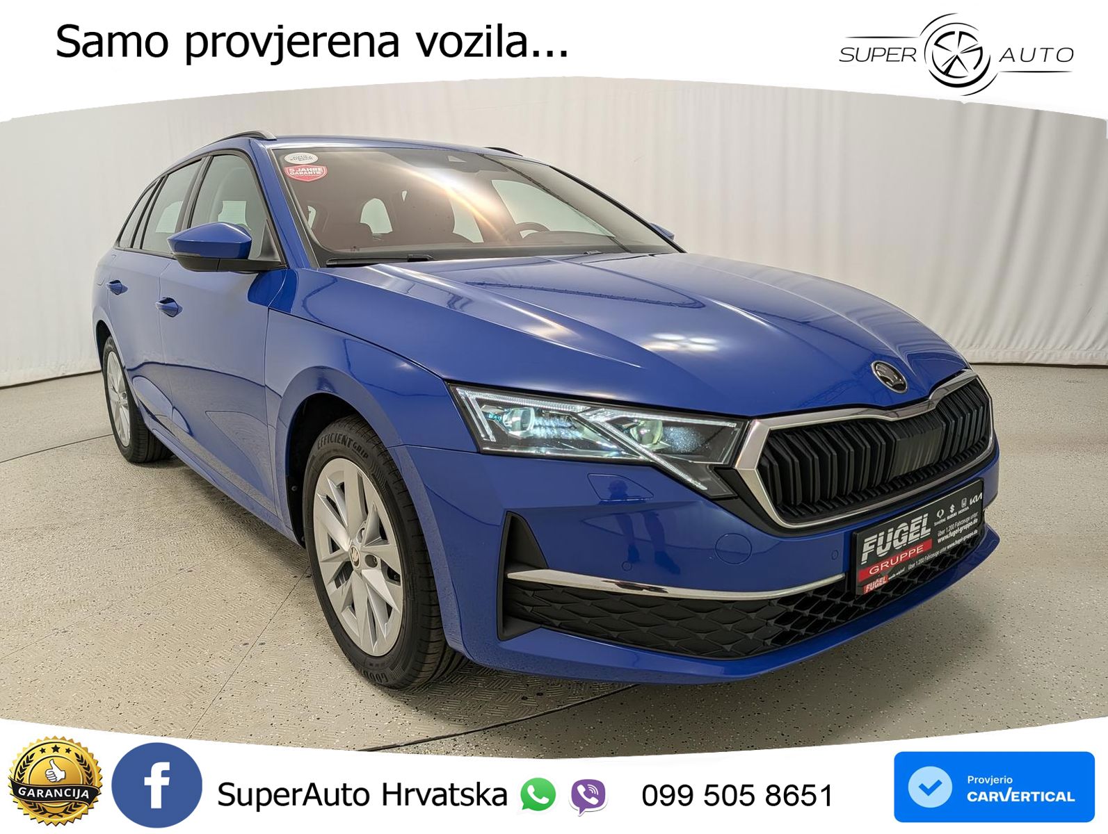 Škoda Octavia Combi 2.0 TDI (150 KS) DSG Selection MATRIX+GR SJED+KAM