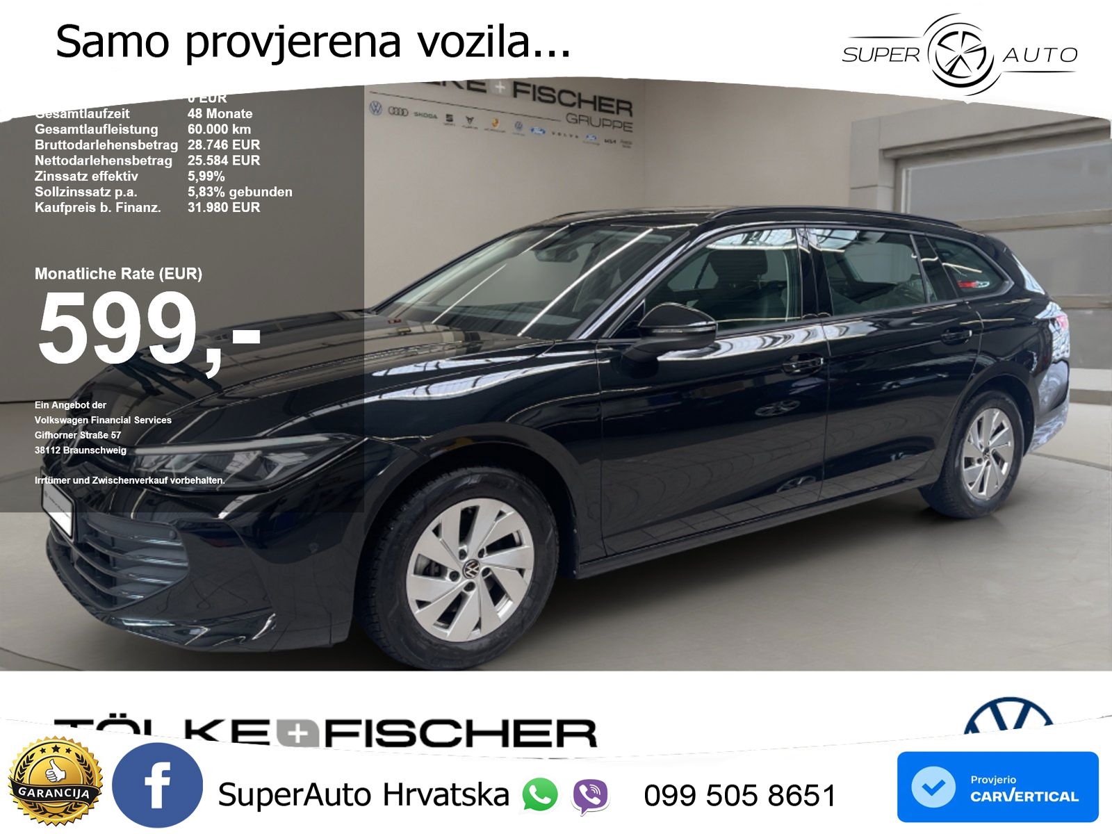 Volkswagen Passat Variant 1.5 eTSI (150 KS) DSG LED+GR SJED+ACC