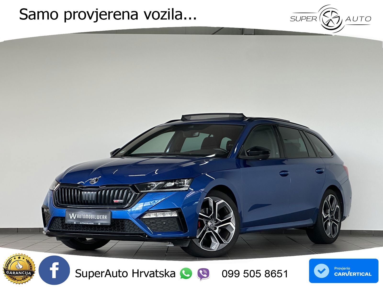 Škoda Octavia Combi RS 2.0 TDI (200 KS) 4x4 DSG MATRIX+GR SJED+KAM
