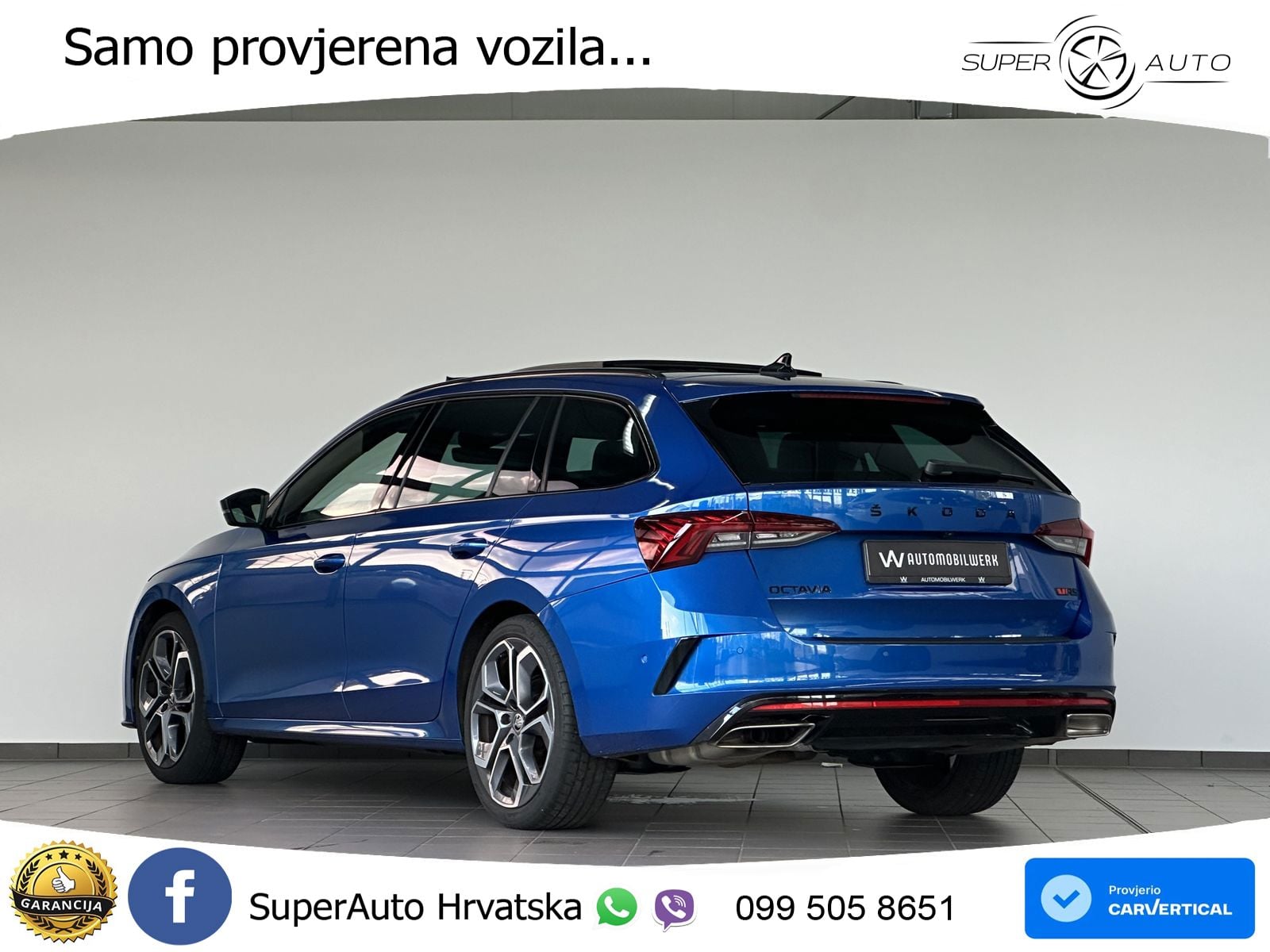 Škoda Octavia Combi RS 2.0 TDI (200 KS) 4x4 DSG MATRIX+GR SJED+KAM