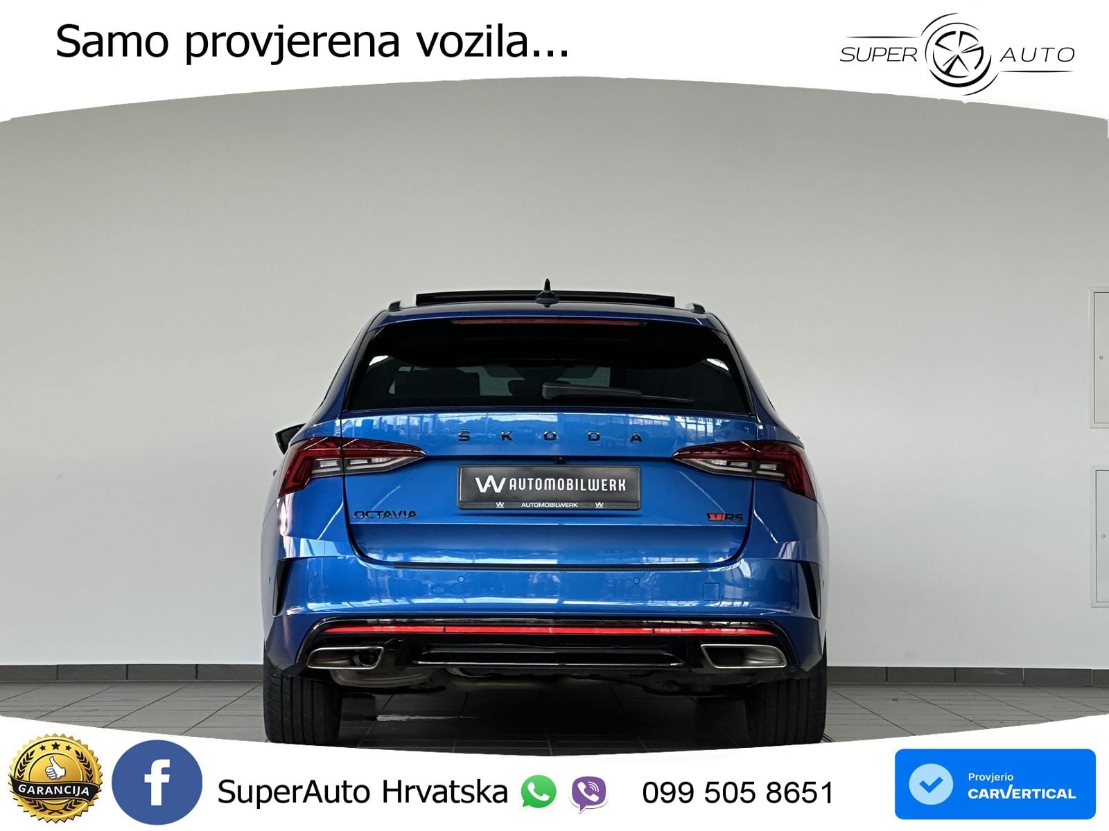 Škoda Octavia Combi RS 2.0 TDI (200 KS) 4x4 DSG MATRIX+GR SJED+KAM