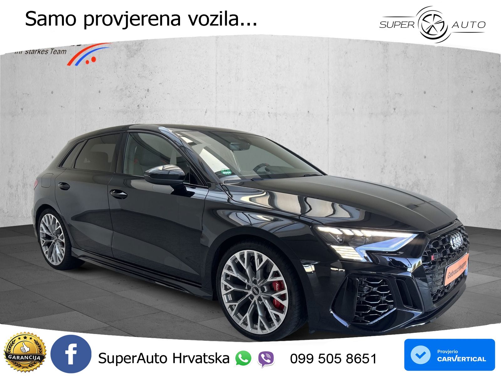Audi RS3 Sportback 2.5 TFSI (400 KS) quattro S tronic MATRIX+GR SJED+KAM