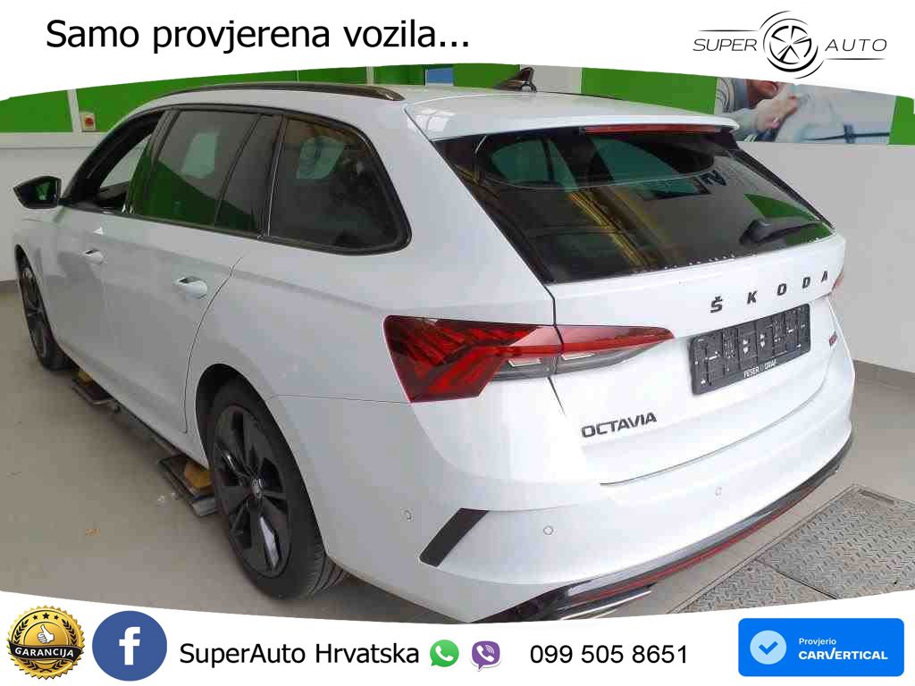 Škoda Octavia Combi RS 2.0 TDI (200 KS) DSG LED+GR SJED+ACC