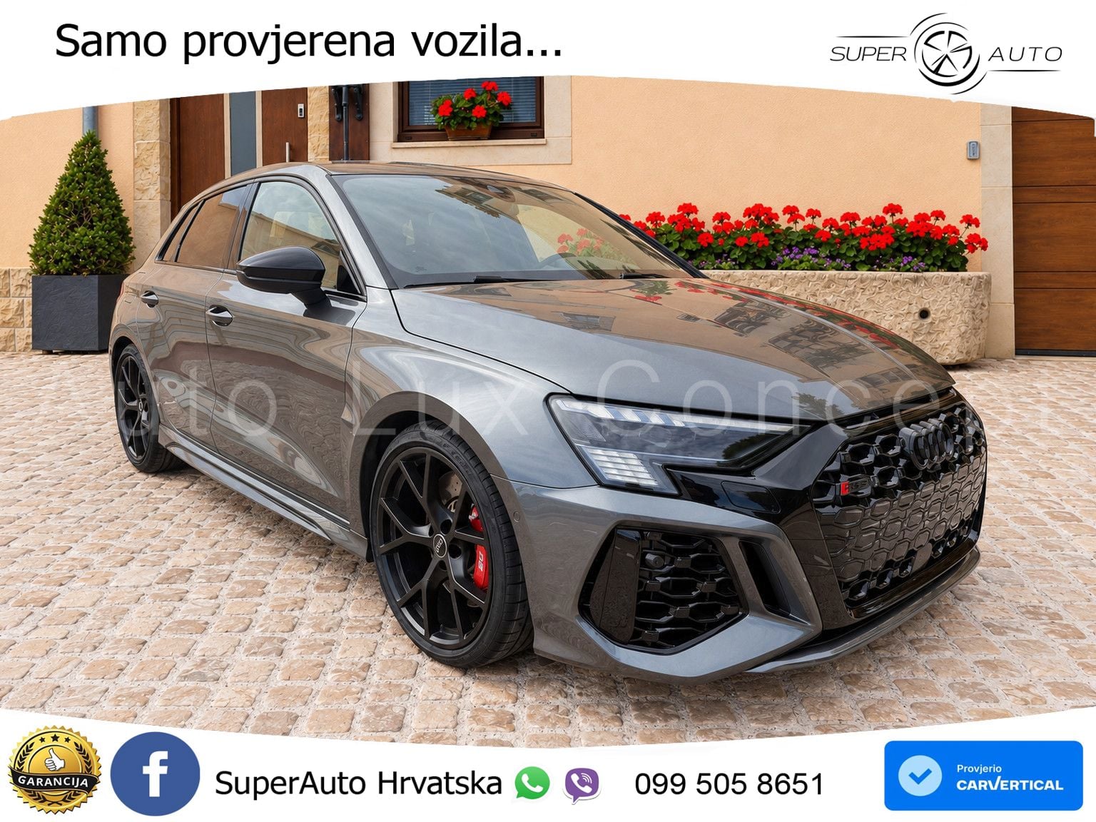 Audi RS3 Sedan 2.5 TFSI (400 KS) quattro S tronic LED+GR SJED+ACC