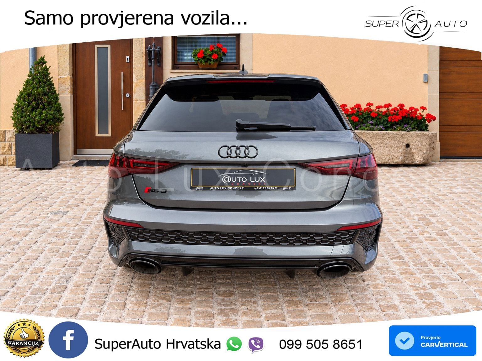 Audi RS3 Sedan 2.5 TFSI (400 KS) quattro S tronic LED+GR SJED+ACC