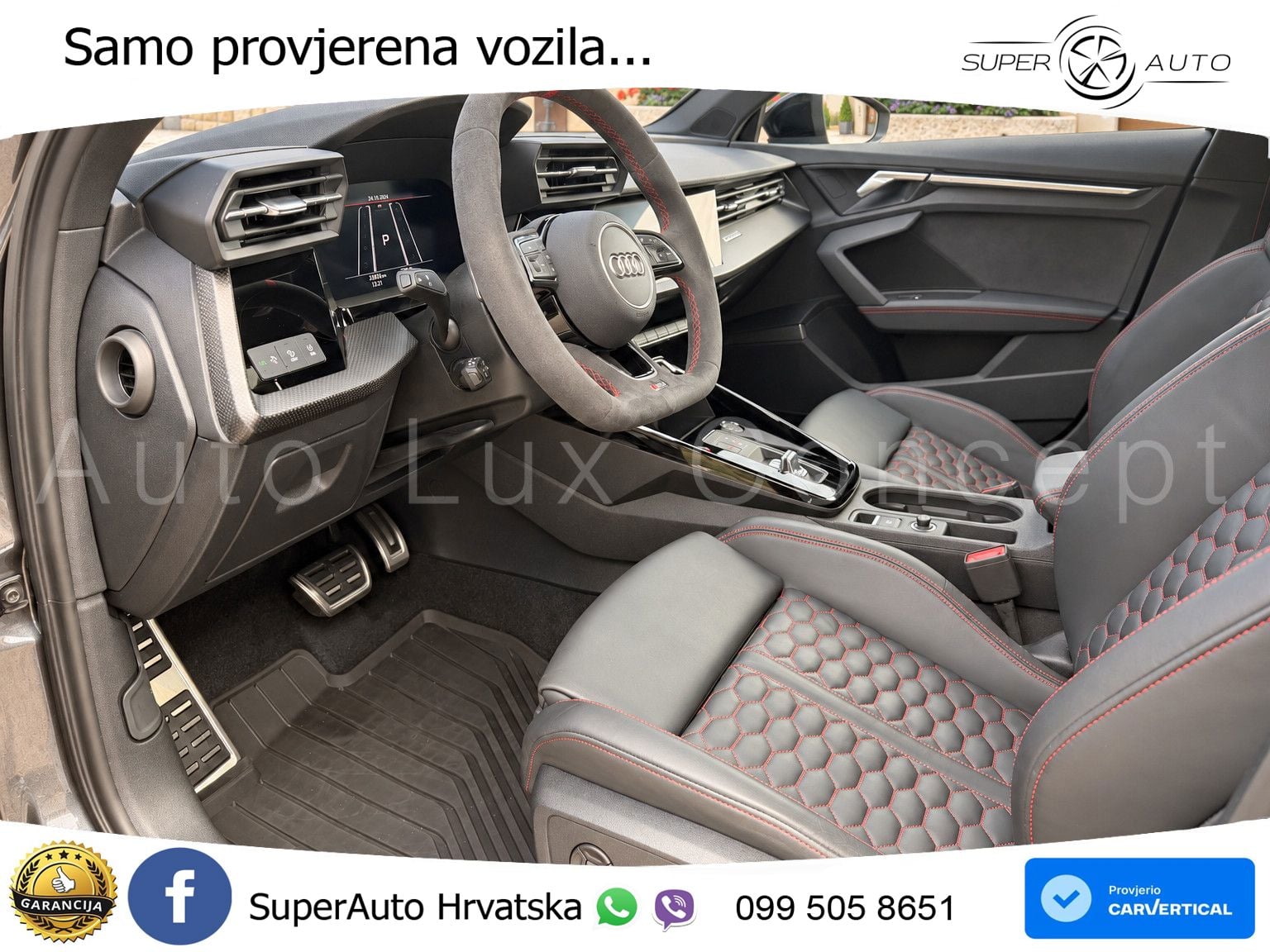 Audi RS3 Sedan 2.5 TFSI (400 KS) quattro S tronic LED+GR SJED+ACC