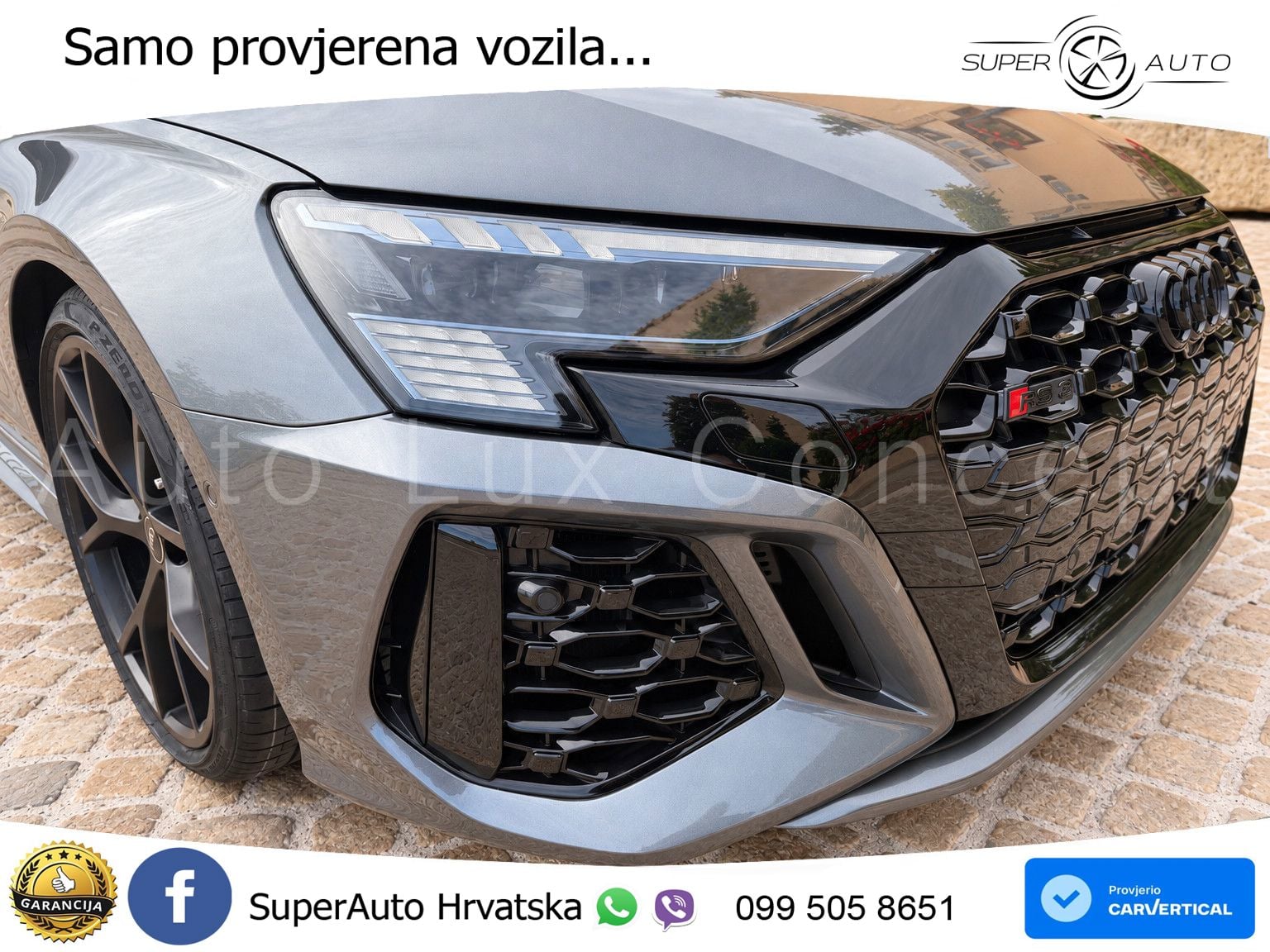 Audi RS3 Sedan 2.5 TFSI (400 KS) quattro S tronic LED+GR SJED+ACC