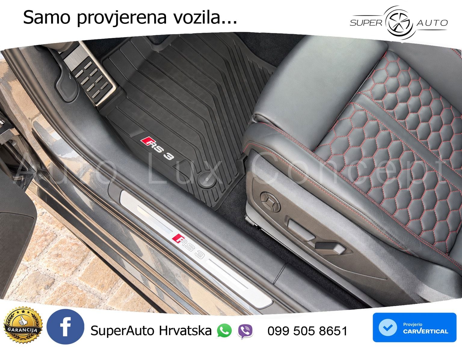 Audi RS3 Sedan 2.5 TFSI (400 KS) quattro S tronic LED+GR SJED+ACC